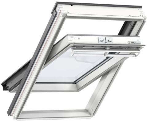 VELUX GGL 2070 SK06 BOIS PEINT BLANC ROTATION